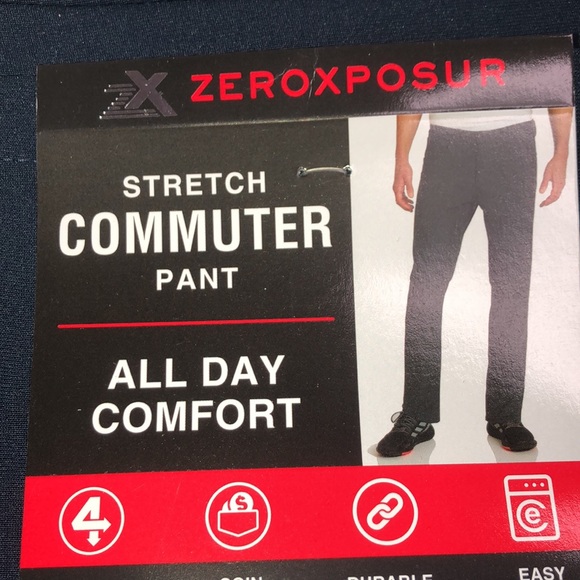 ZeroXposur Pants Zeroxposur Mens 4 Way Stretch Commuter Pants Navy